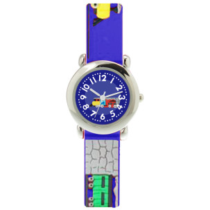 Children's Citron Wristwatch - Blue Train