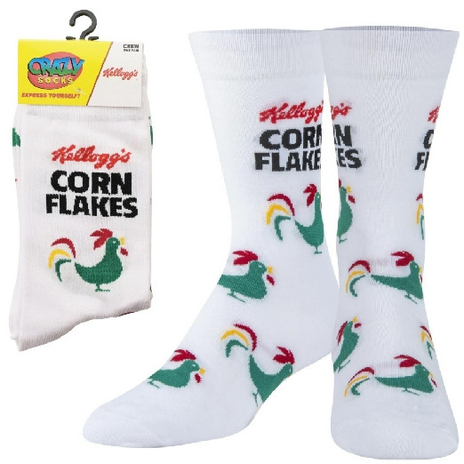 Odd Sox Mens Crew Socks - Kellogg's Corn Flakes