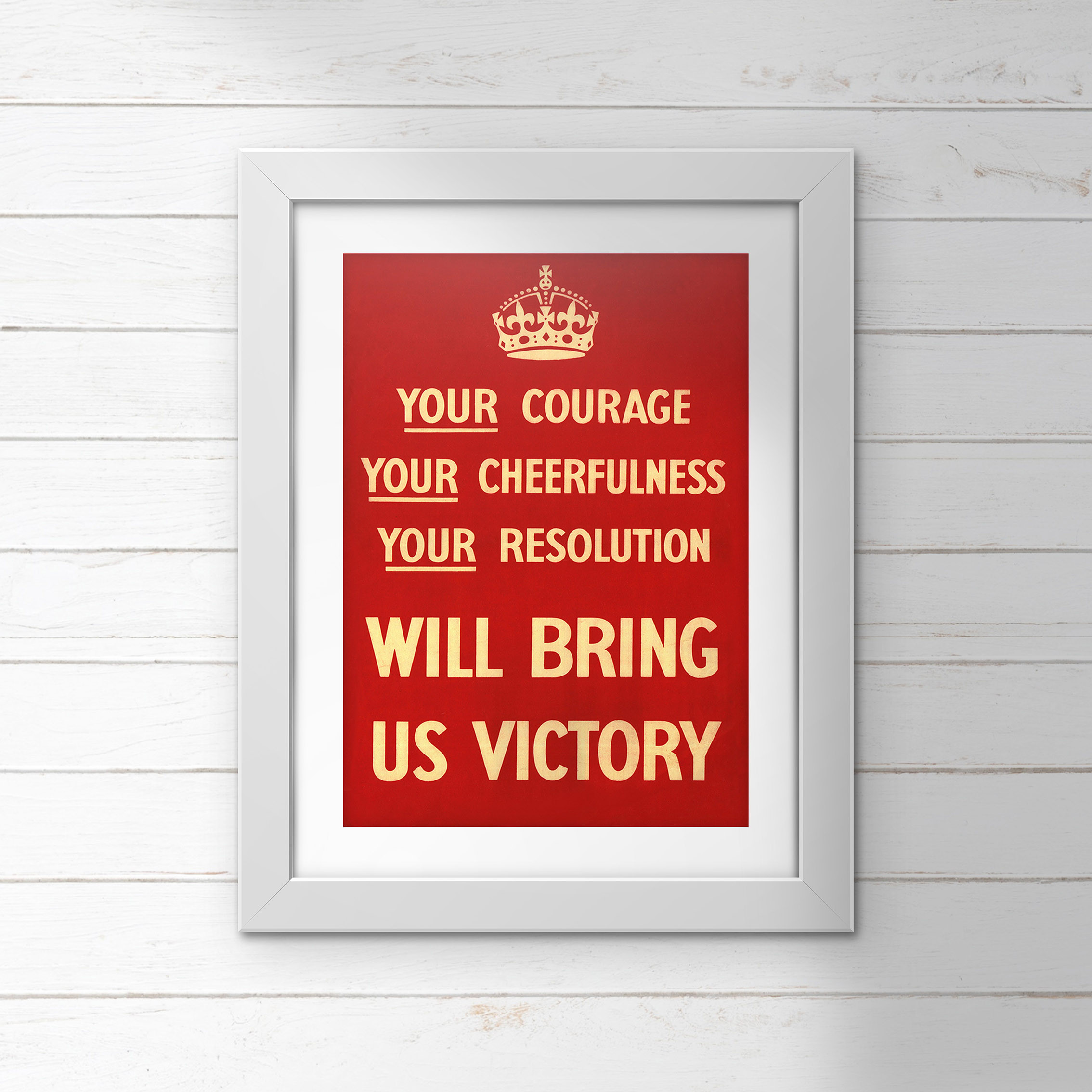 Poster (Spirit of Britain) - Bring Us Victory! (E.O.L.) - SAVE 15% !!