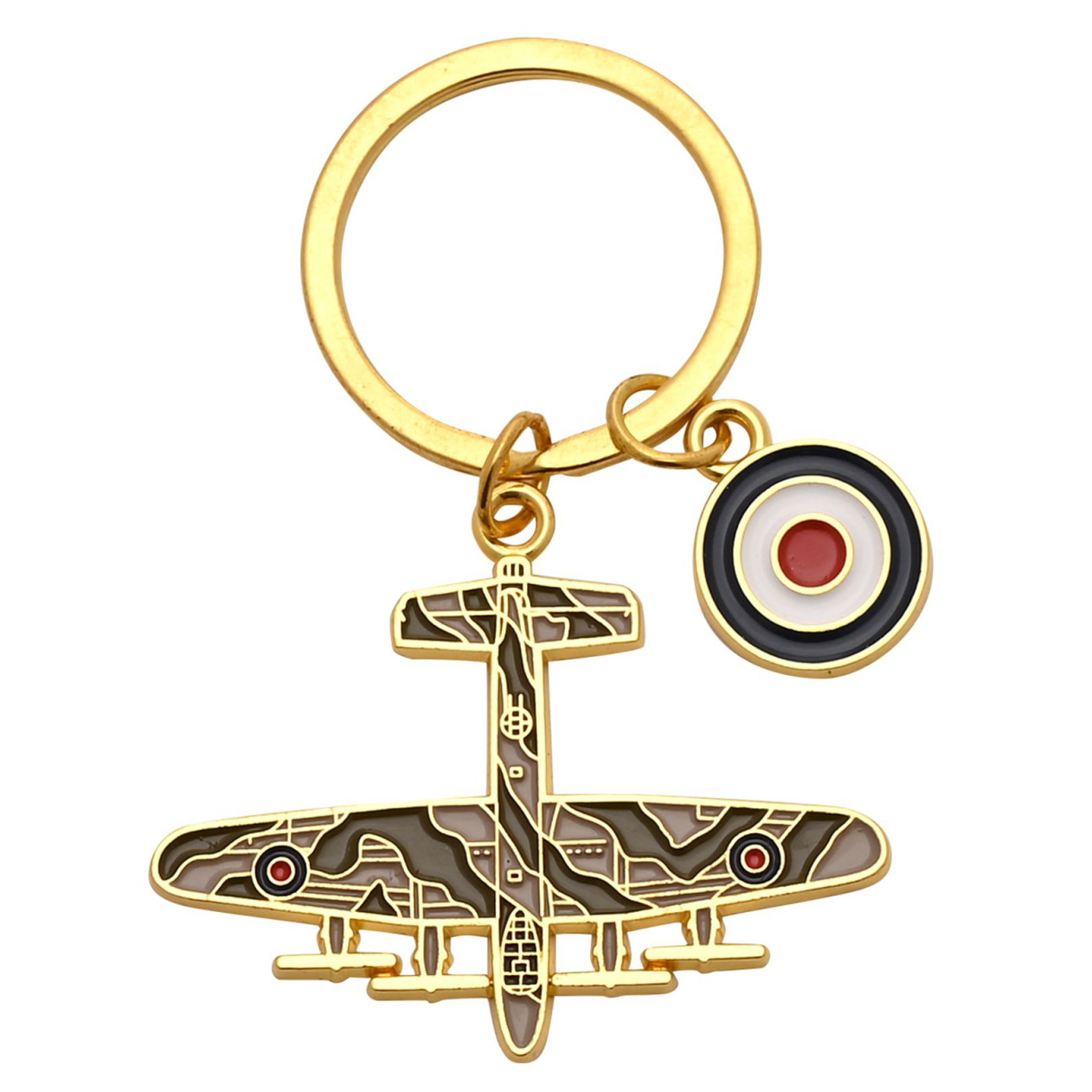 RAF Premium Enamel Keyring - Lancaster (75x55x5mm) (swing tag)