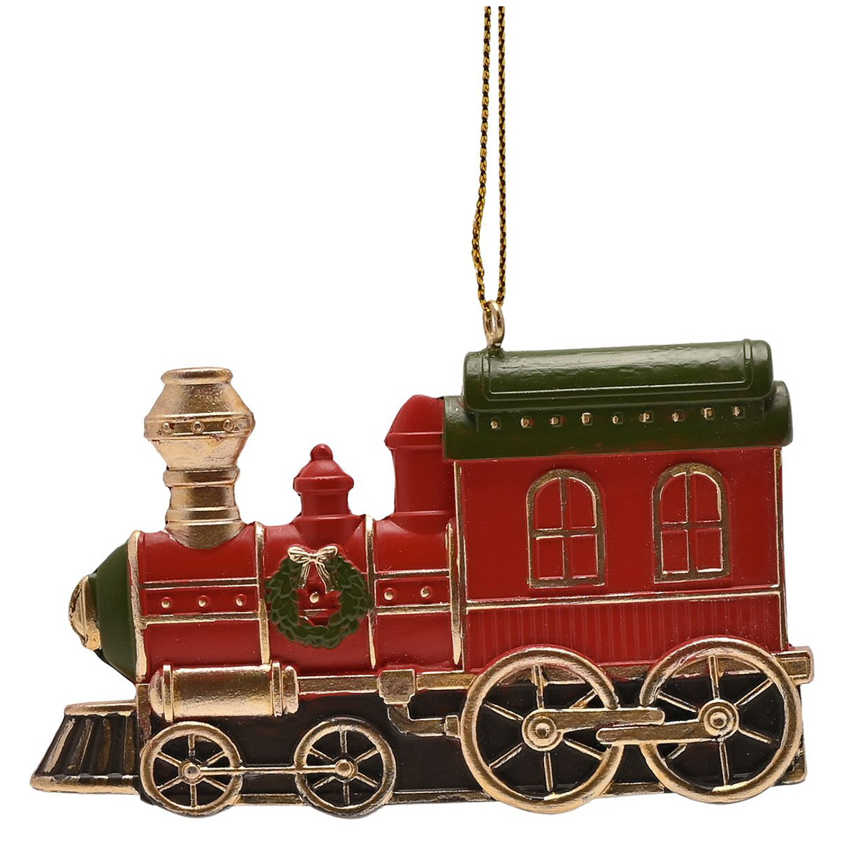 Regal Tidings Hanging Tree Decoration - Red Christmas Train (150x90x10mm) (NEW)